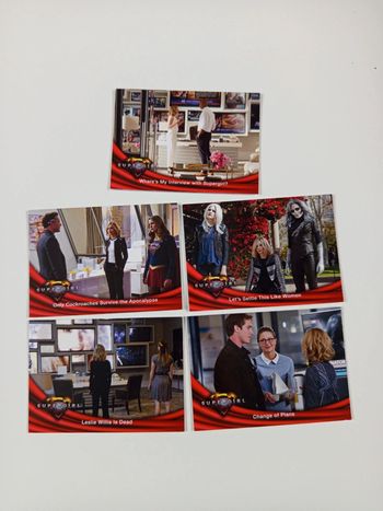Lot 5 cartes supergirl