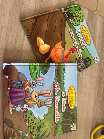 Lot de 2 livres collection les fables de la fontaine