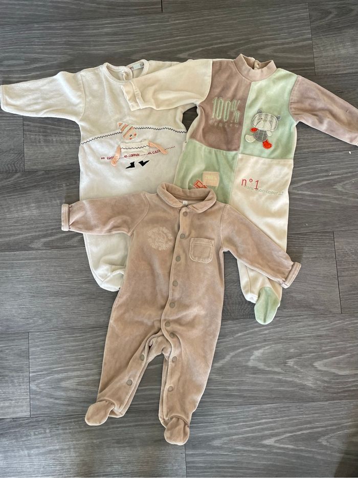 Lot de 3 pyjamas bébé garçon