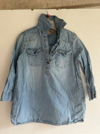 Robe tunique en jean