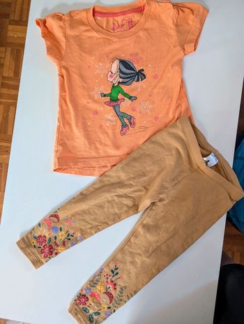 Ensemble 2 vêtements fille C&A 3 ans neuf