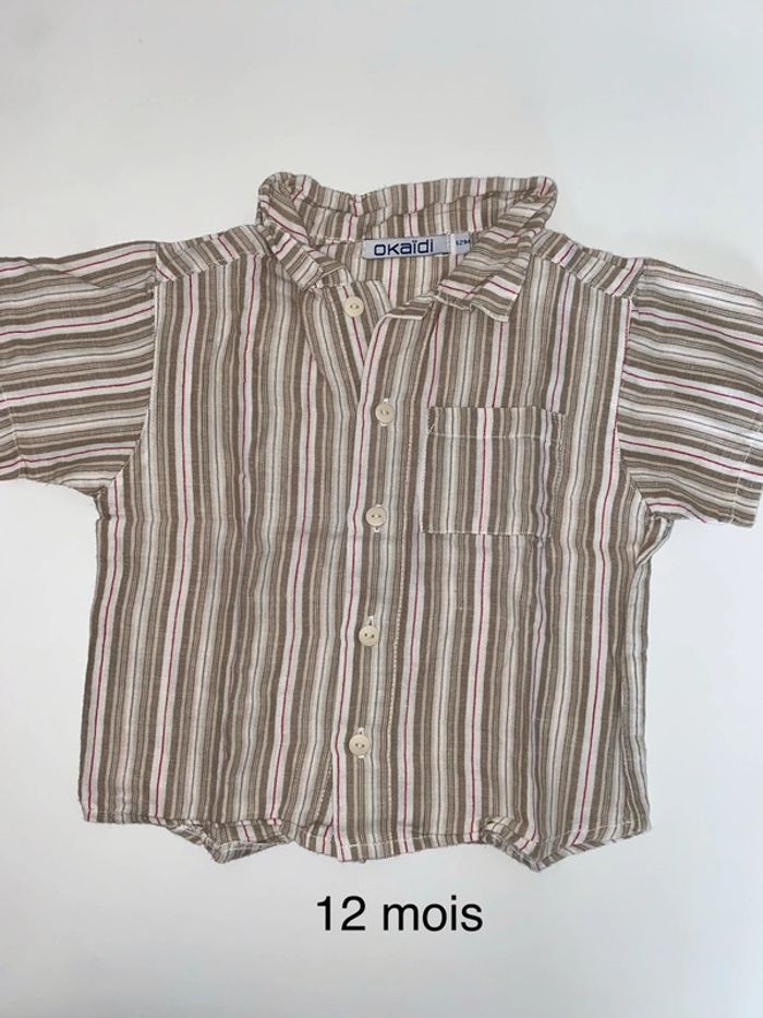 Chemise 12 mois
