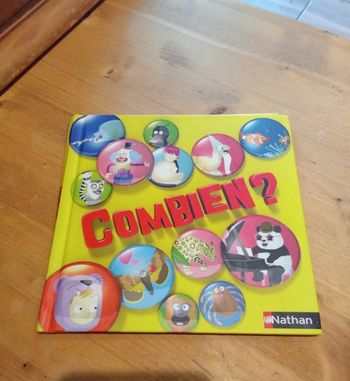 livre "combien" collection Nathan