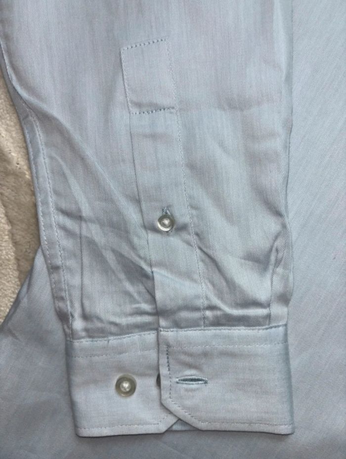 Chemise homme bleu uni - photo numéro 4