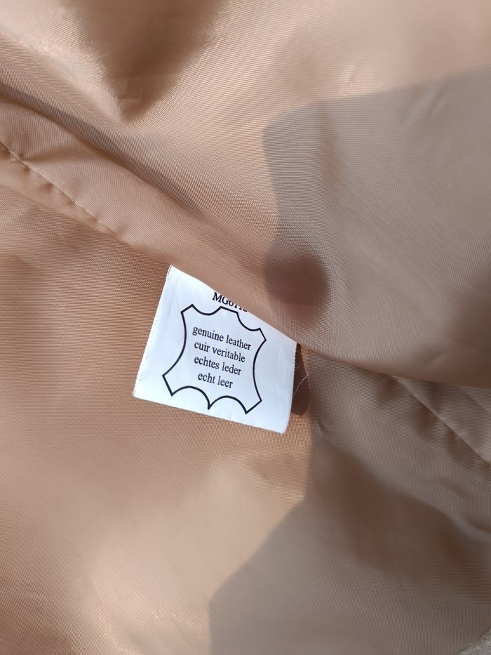 Veste en cuir véritable - photo numéro 2