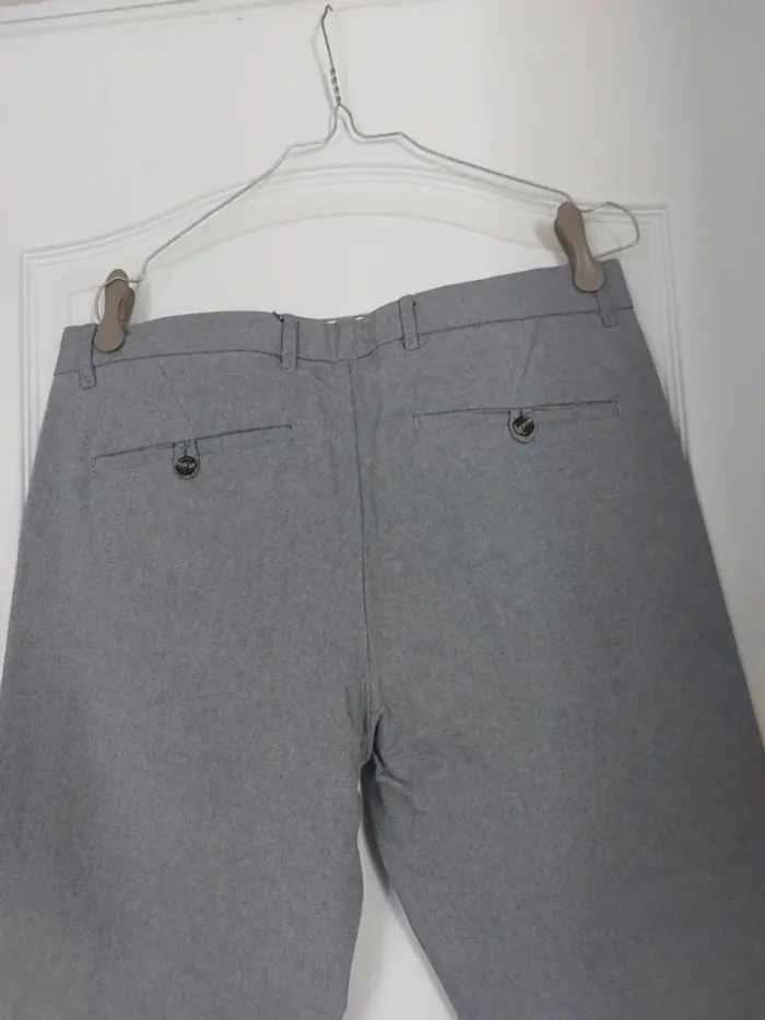 Pantalon tissu gris taille 42 - photo numéro 4