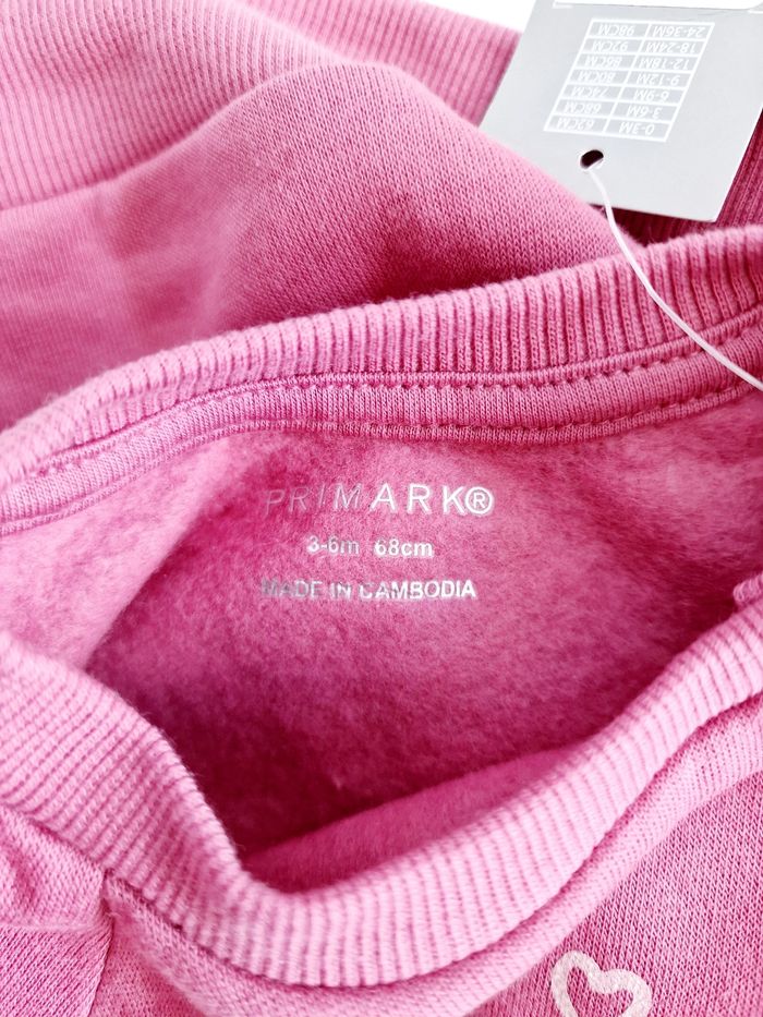 Primark - Ensemble training : sweat manches longues + pantalon - Neuf avec étiquette ! (6 mois) - photo numéro 5