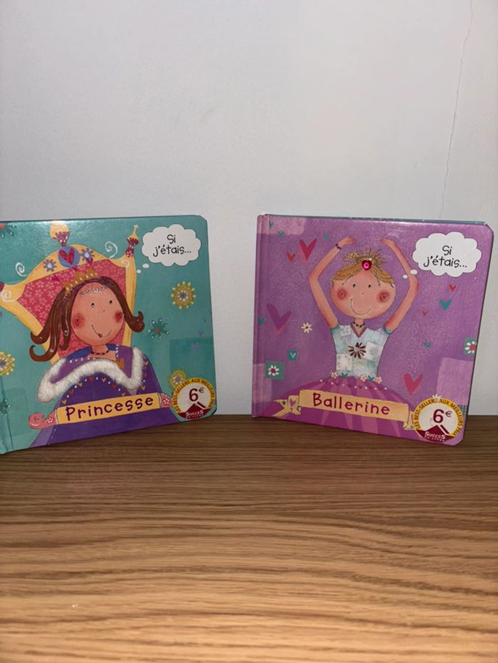 Lot de 2 livres Si j’étais