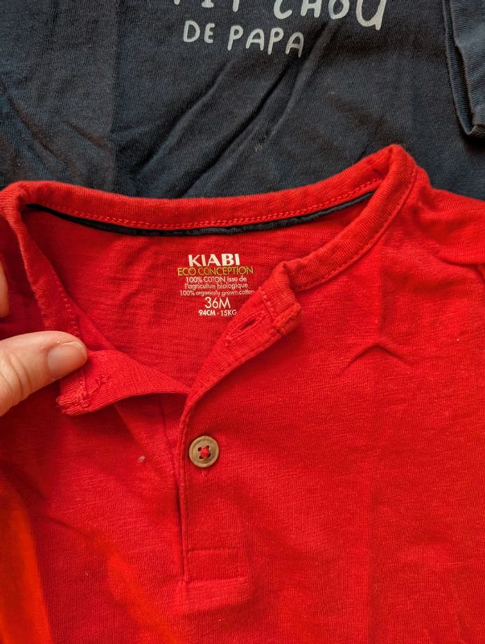 Lot de 4 t-shirts 36 mois - photo numéro 2
