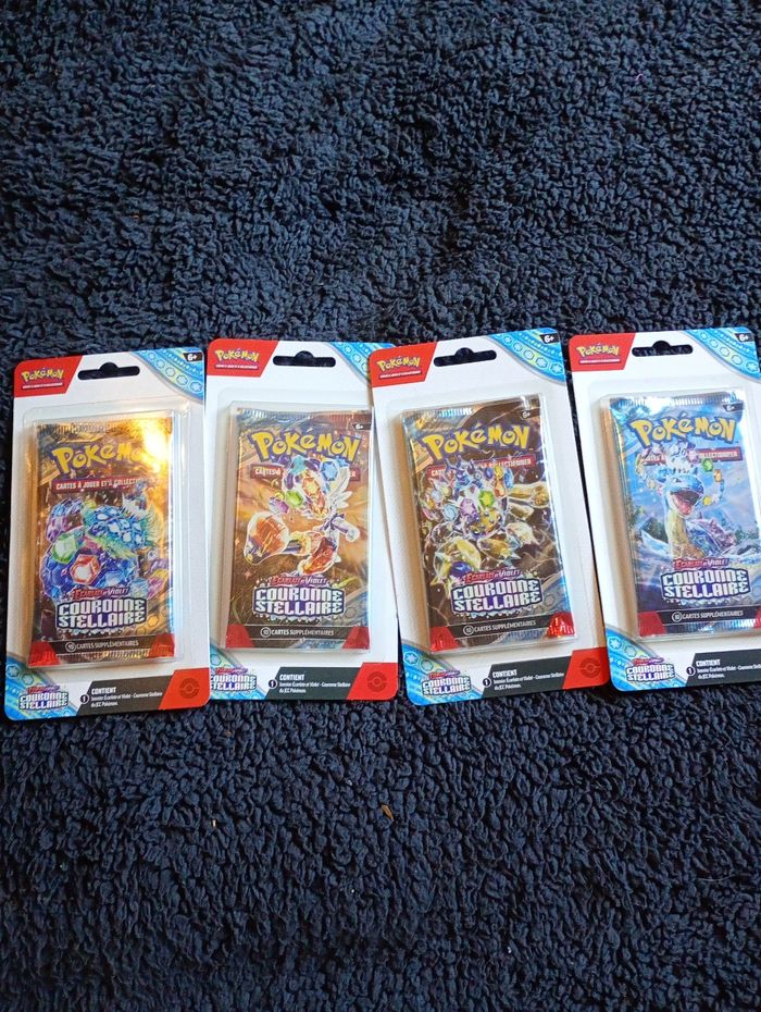 Pokémon Art Set Couronne Stellaire – 4 boosters FR sous blister