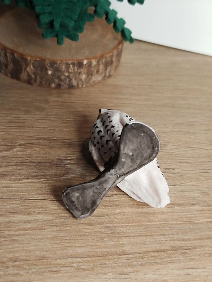 Figurine chouette des neiges Animal de la forêt - photo numéro 4