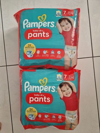 58 pants taille 7 pampers