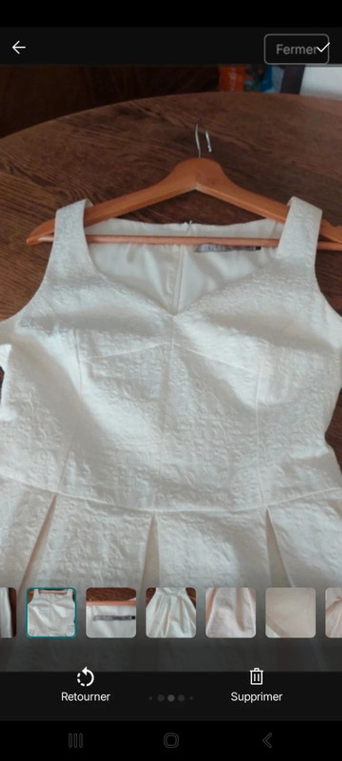 Robe chic blanche Styles by Steps taille 36 - photo numéro 14
