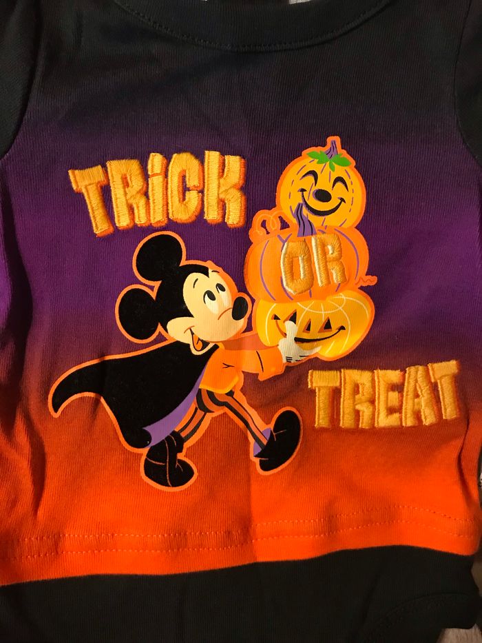 Body Halloween Mickey 6-9 mois - photo numéro 2