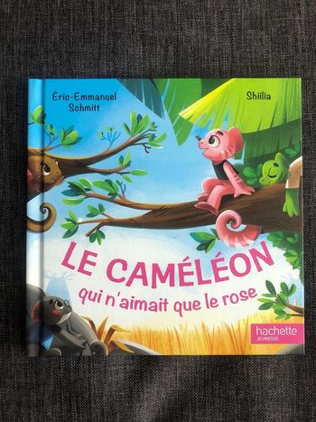 Livre le caméléon qui n aimait pas le rose