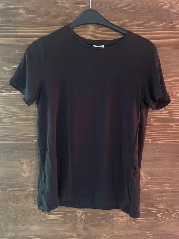 Tee shirt noir basique loose