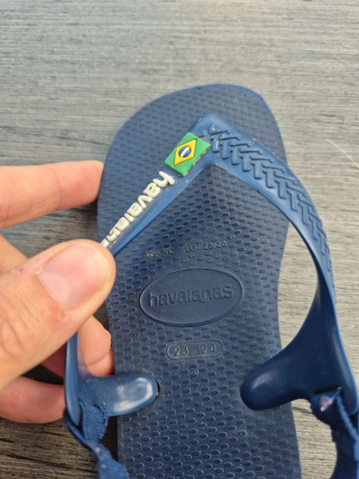 Tongs Havaianas bleue 25/26 - photo numéro 4