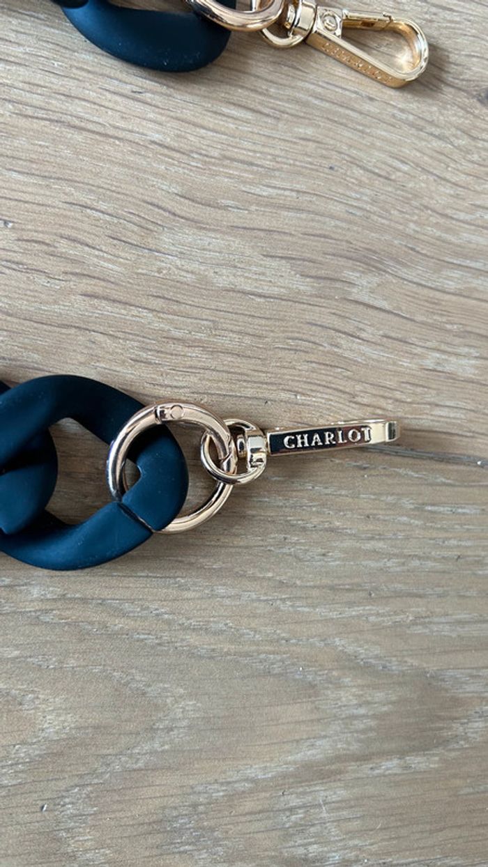 Chaîne de téléphone Ella noire de Charlot Paris - photo numéro 4