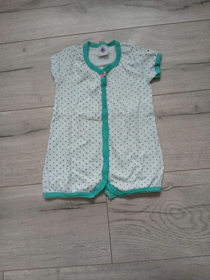 Combishort, pyjama leger ~ Petit Bateau ~ 6mois (67cm)