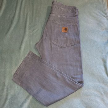 Jeans Vintage Gris Coton 👖Carhartt - Taille W33 L32 - FR42