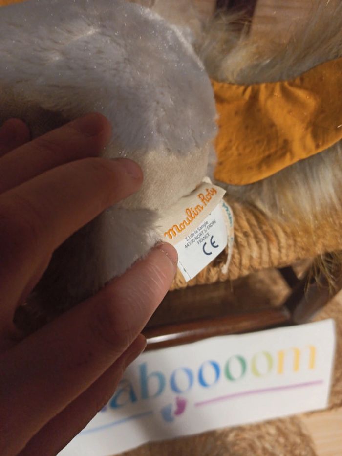 peluche Moulin roty Gus le vautour tbe - photo numéro 6