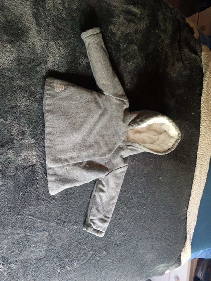 Manteau Lulu castagnette T24 mois en bon état