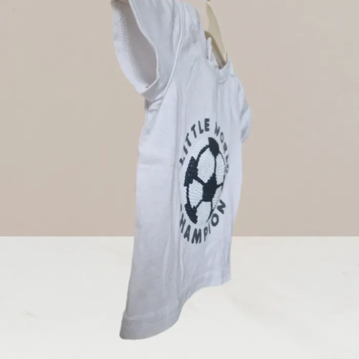 T-shirt blanc - Taille 6 mois - photo numéro 2