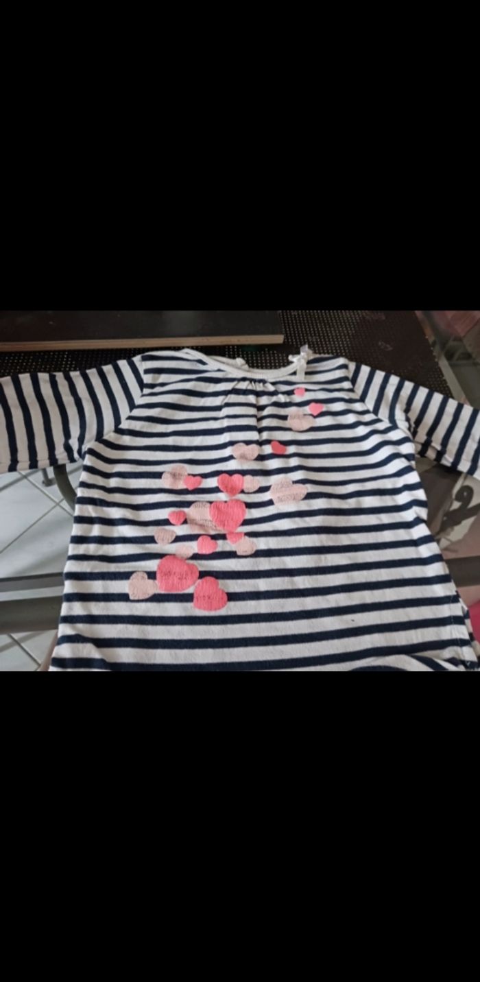 Lots tee short manche longue taille 12 mois