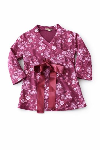 Tunique fille, 2 ans. Style kimono. 