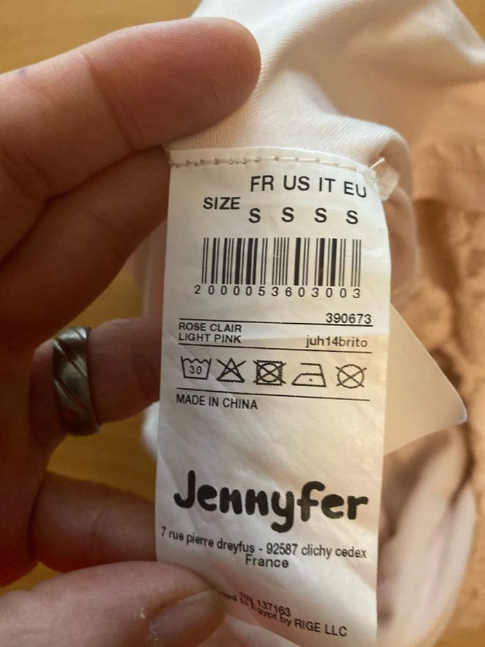 Jupe rose pale taille S - photo numéro 3