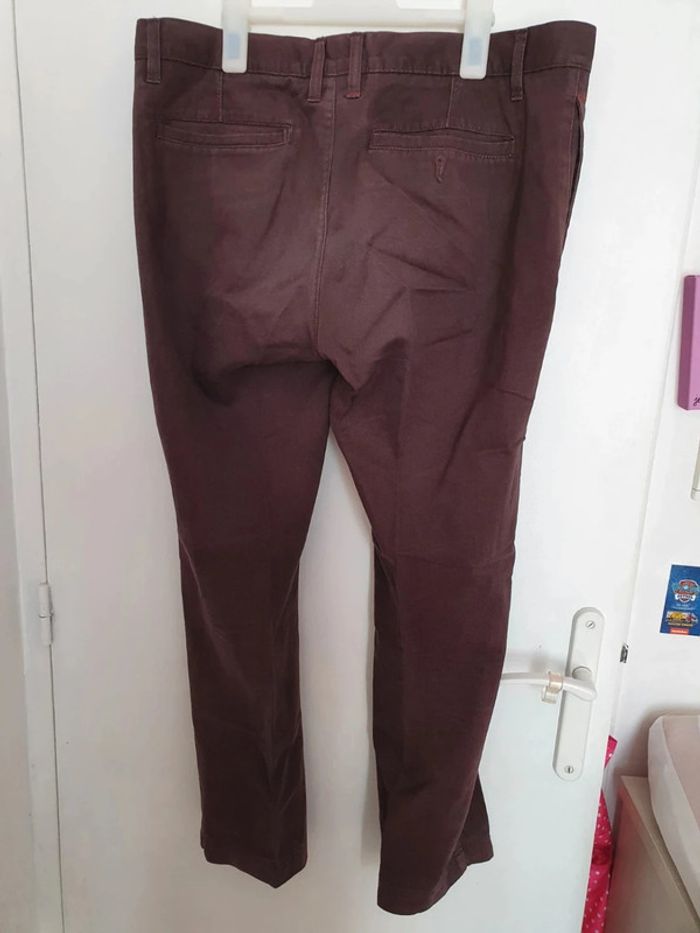 Pantalon chino marron homme taille 44 XXL status - photo numéro 4