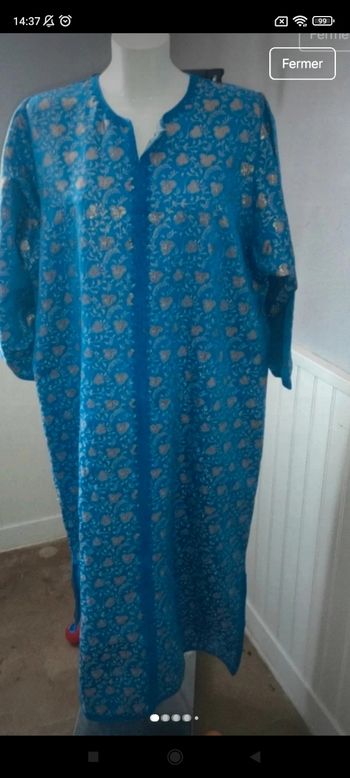 Magnifique robe tunique longue f19