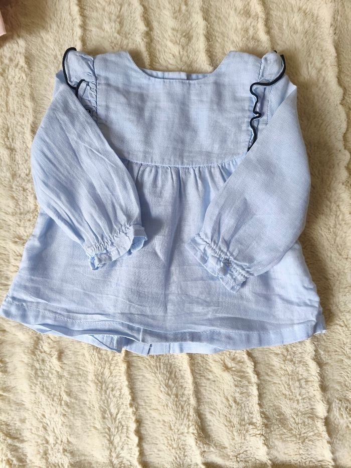 Lot 2 blouses, 1 ensemble, 2 pantalons  3 mois - photo numéro 4