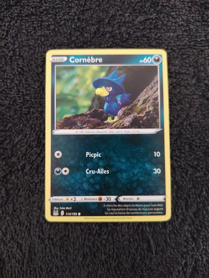 Carte Pokémon Cornèbre