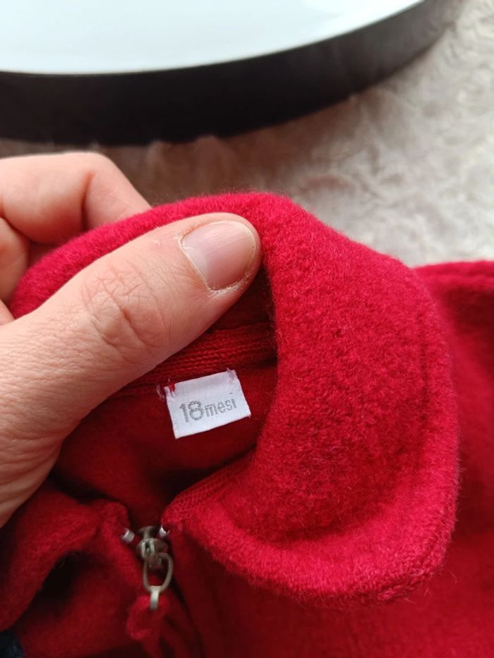 Gilet manches longues Fille 18 mois Fleurs oiseau - photo numéro 5