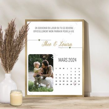 Affiche date parrain/marraine