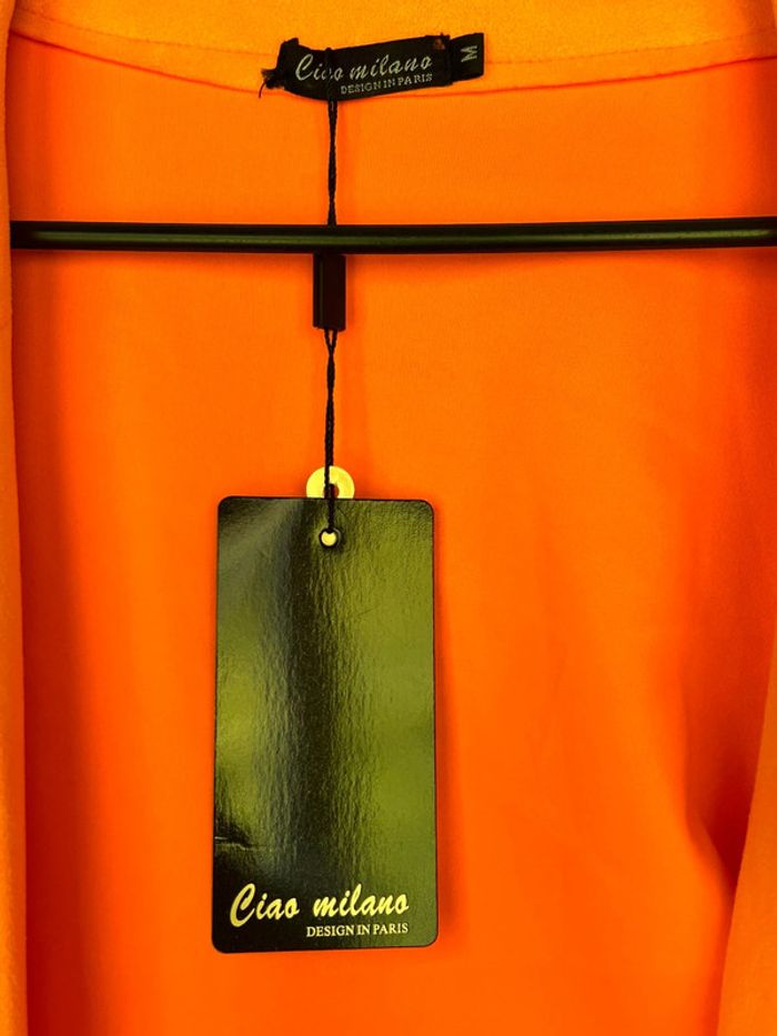 Blazer orange 38-40 neuf Ciao Milano - photo numéro 2