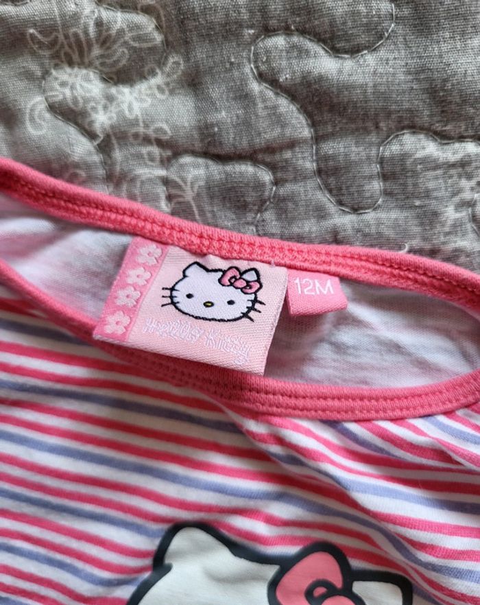 Tee shirt Hello kitty 12 mois - photo numéro 3