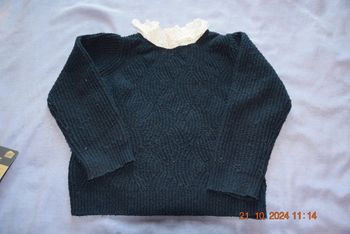 Pull fille 5 ans col dentelle kiabi