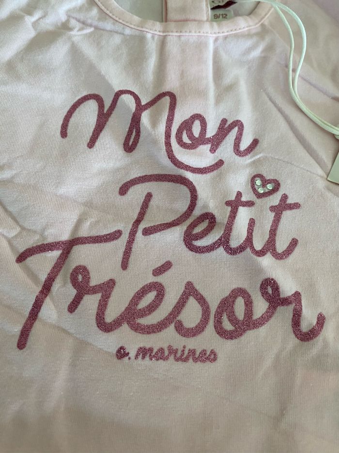 Ensemble tee shirt et short Little Poney 6 9 mois Original Marines - photo numéro 6