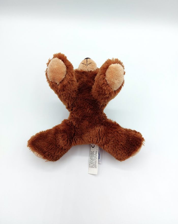 Petite peluche ours marron brun beige AURORA World doudou yeux durs 20 cm - photo numéro 5