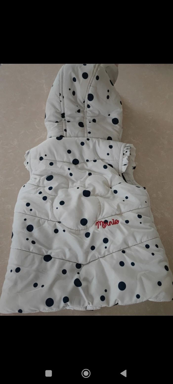 🌸doudoune sans manches 9 mois Disney - photo numéro 7