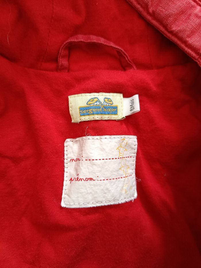 Manteau 6 mois sergent major - photo numéro 4