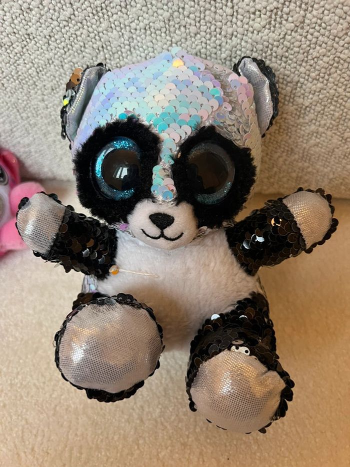Lot de 3 peluches brillantes - photo numéro 6