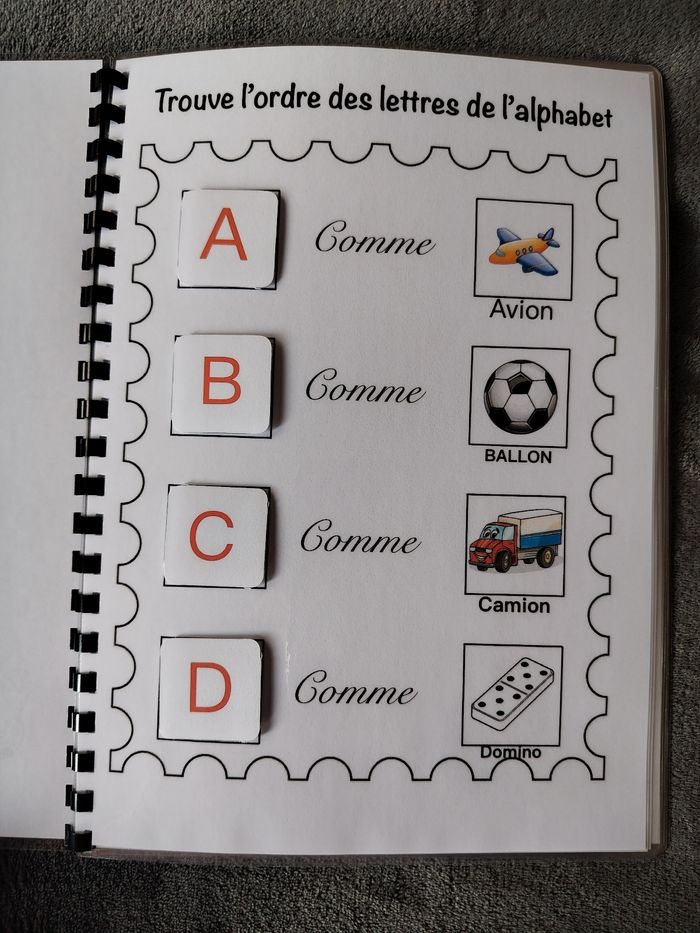 Livret d'activité l'alphabet conçu pour les enfants 2 ans et plus - photo numéro 2