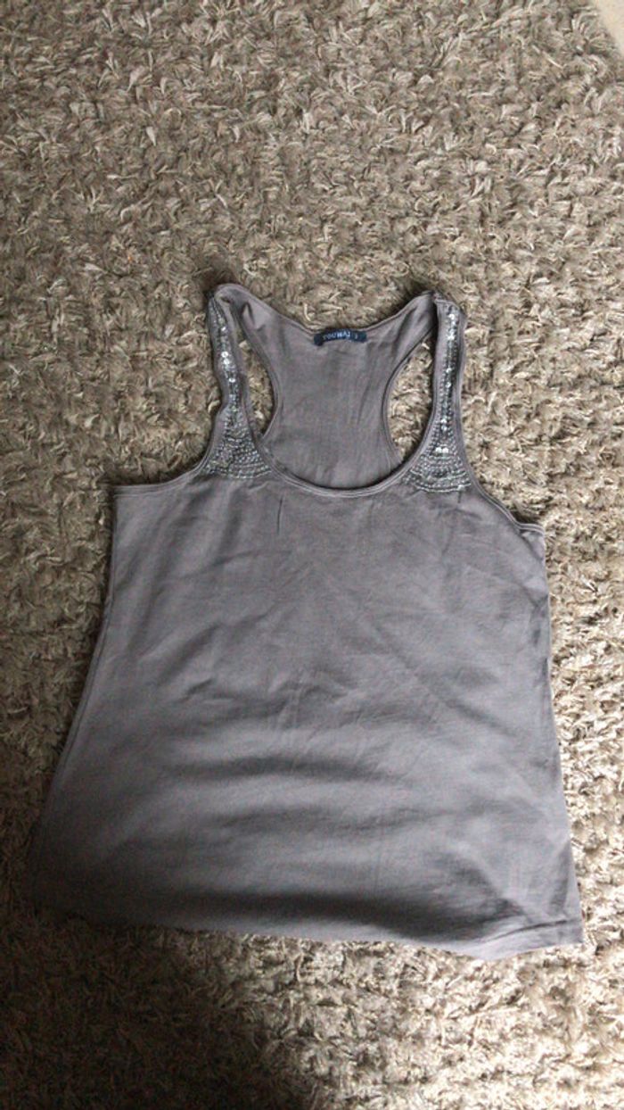 Débardeur taupe - photo numéro 2