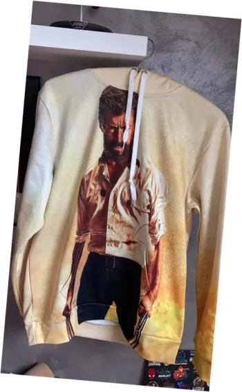 Sweat-shirt à capuche Marvel Wolverine Logan taille M