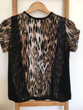T-shirt léopard