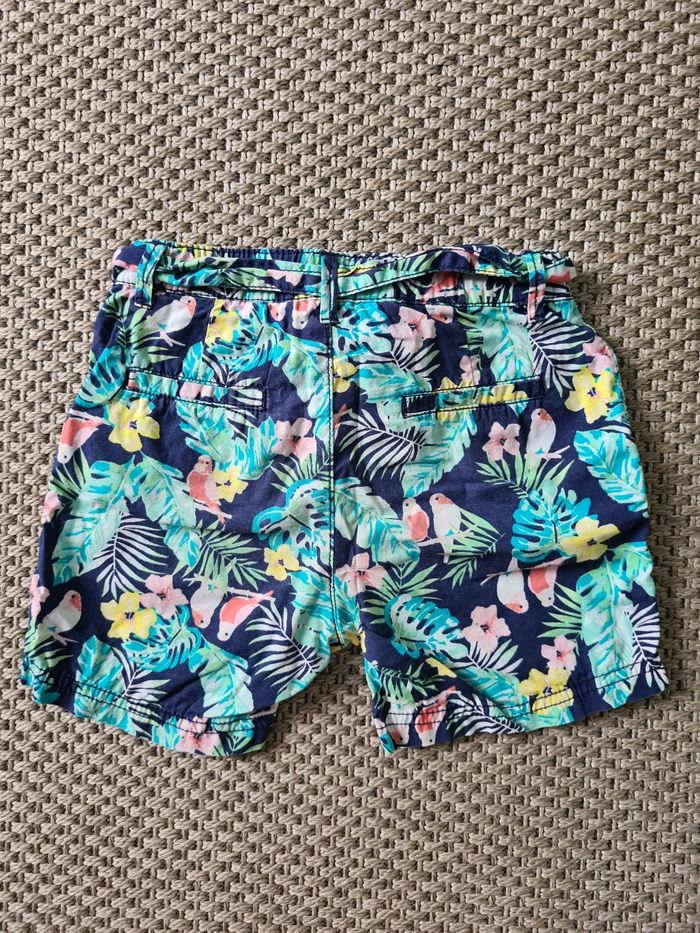 Short motif tropical fille - 5/6 ans - photo numéro 2