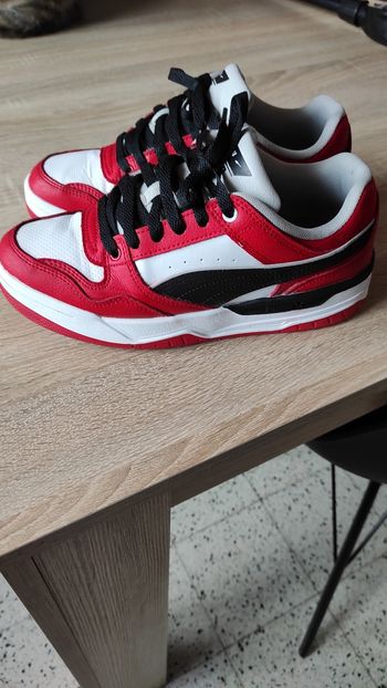 Baskets Puma Rouge, Blanc & Noir - Taille 40